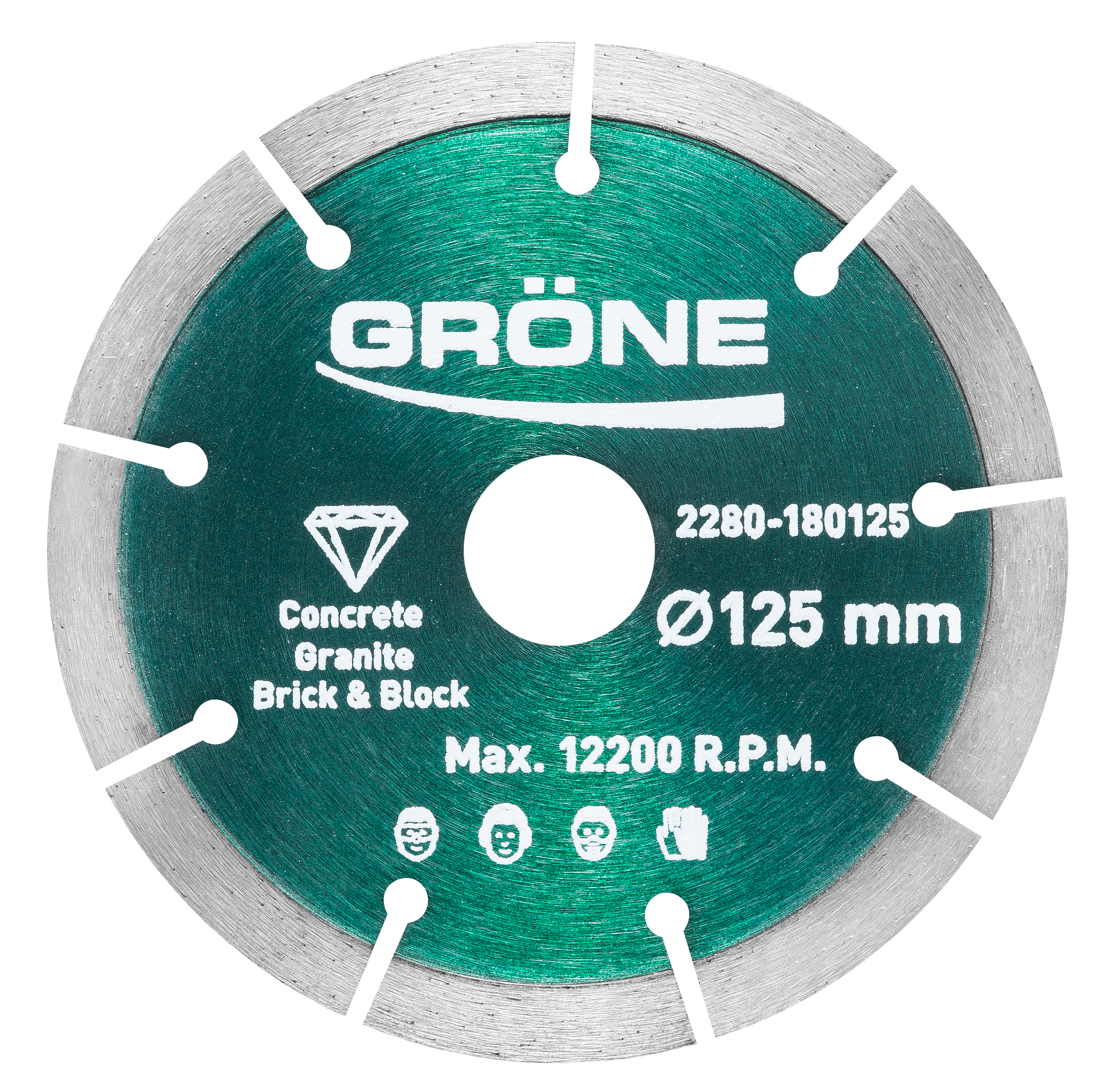 Gröne tarcza diamentowa śr. 230 x 22,23 mm krawędź segmentowa