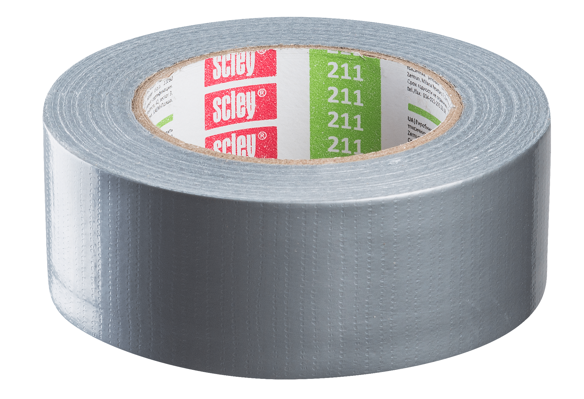 Scley taśma Duct *211* materiałowa, szara, 48 mm x 50 m