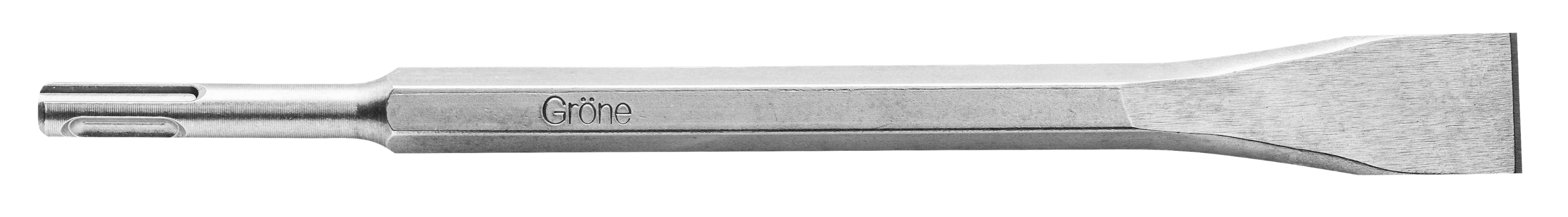Gröne dłuto płaskie 25 x 250 mm, uchwyt SDS PLUS, op. zawieszka