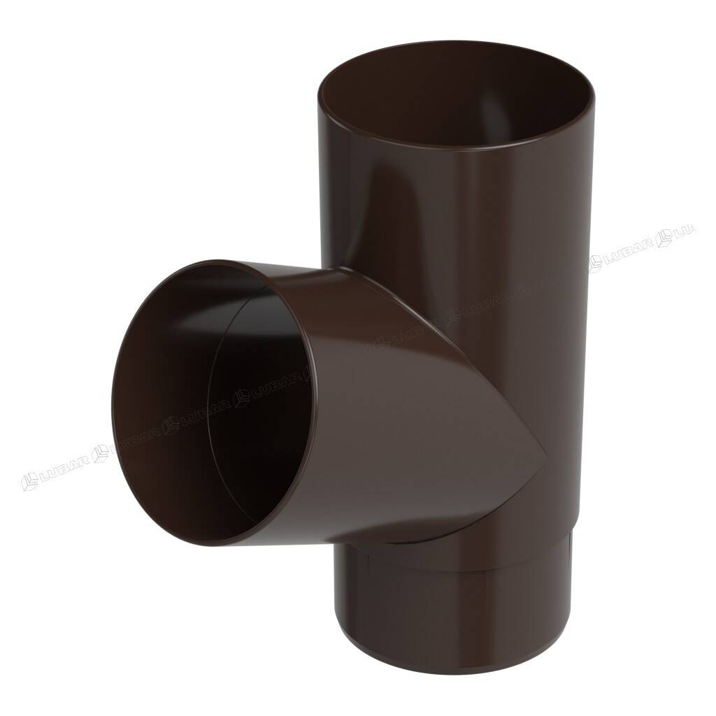 Trójnik 67° PVC 100 grafit GALECO