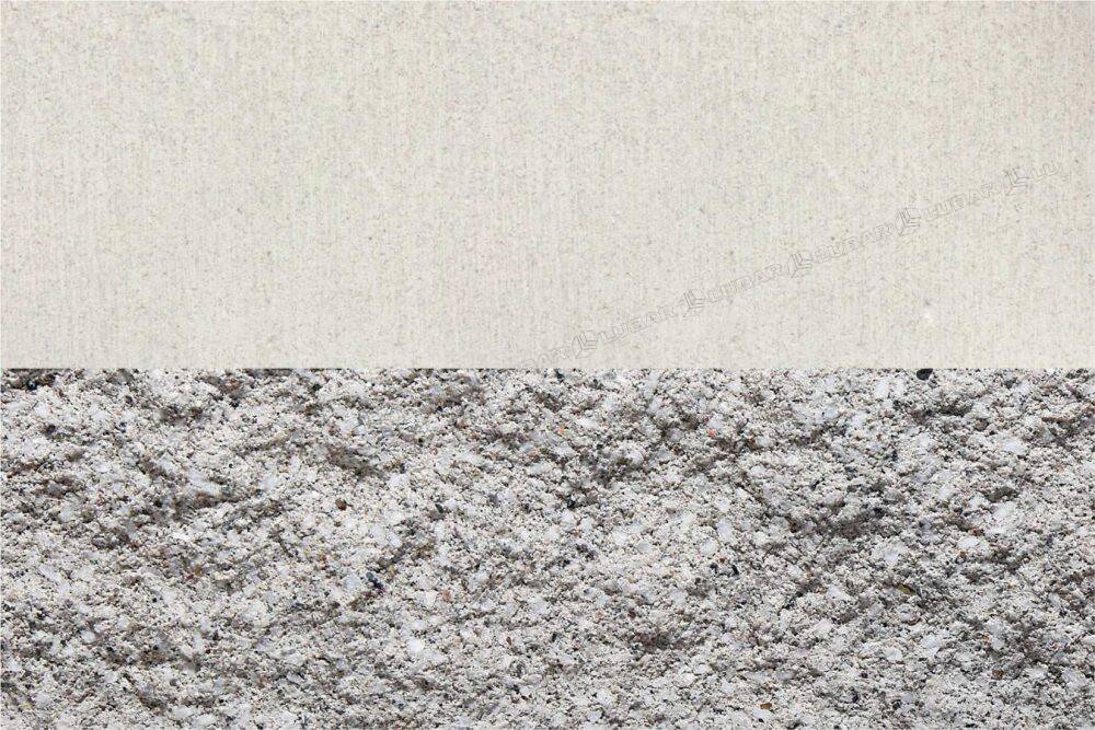 Ogrodzenie Structur Daszek płaski murkowy 2-stronnie łupany 43x50 cm biały BRUK