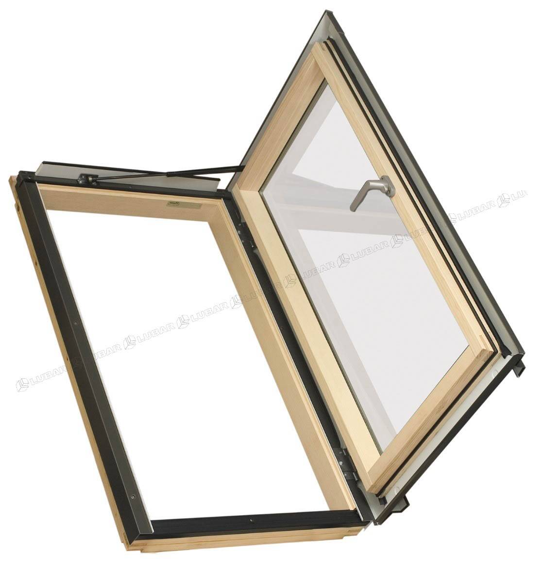 Okno wyłazowe termoizolacyjne FWP U5 78x118 RAL 7016