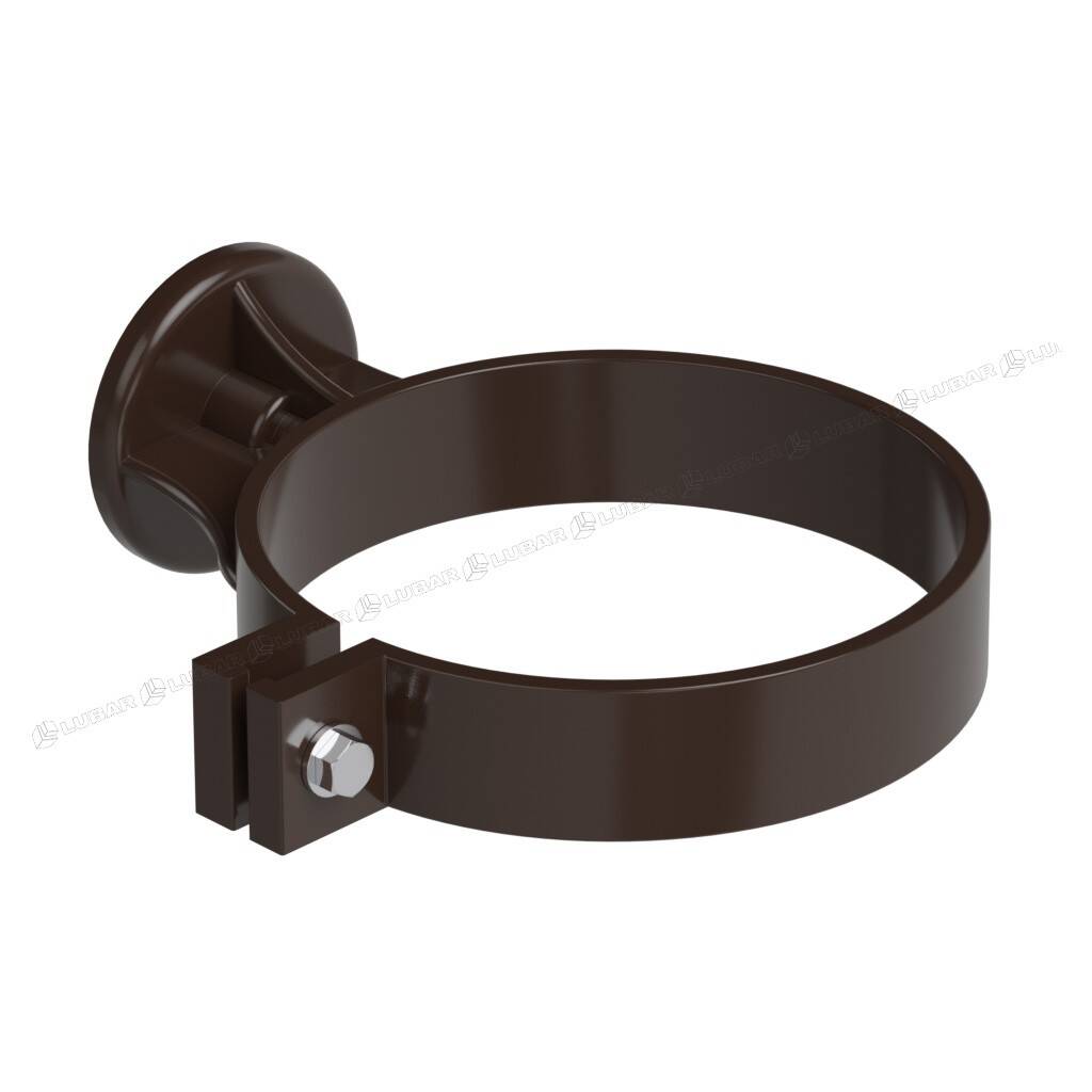 GALECO Obejma PVC do dybla 80 grafit