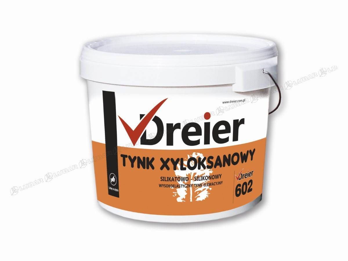 DREIER Tynk xyloksanowy (silikatowo-silikonowy) 602 25kg Baza 1