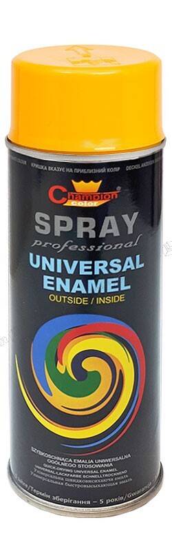 Emalia uniwersalna RAL 1003 żółty CHAMPION 400 ml