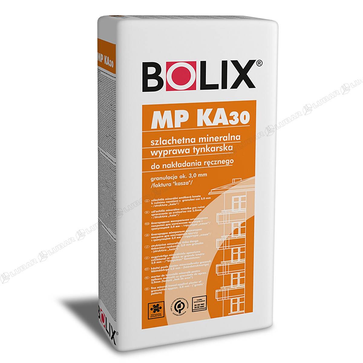 BOLIX MP KA 30mm Tynk mineralny cienkowarstwowy baranek 25kg