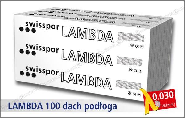 Styropian LAMBDA 100 DACH/PODŁOGA 030 8 cm