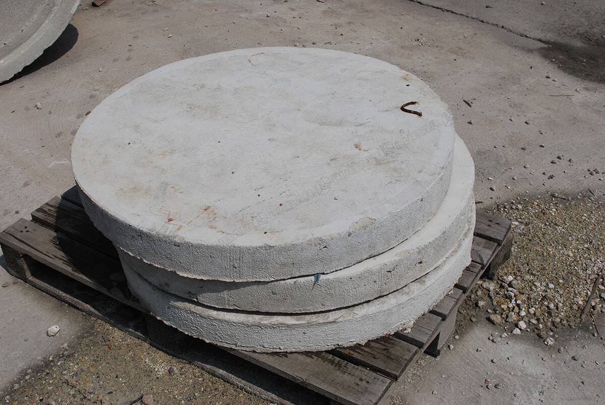 Pokrywa betonowa 800 z felcem i z otworem PFOF 980/625/100  (Zdjęcie 2)