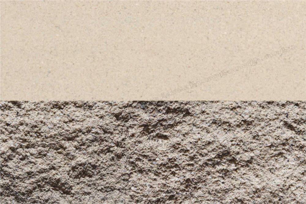 Ogrodzenie Structur Daszek płaski murkowy 2-stronnie łupany 27x50 cm piaskowy BRUK