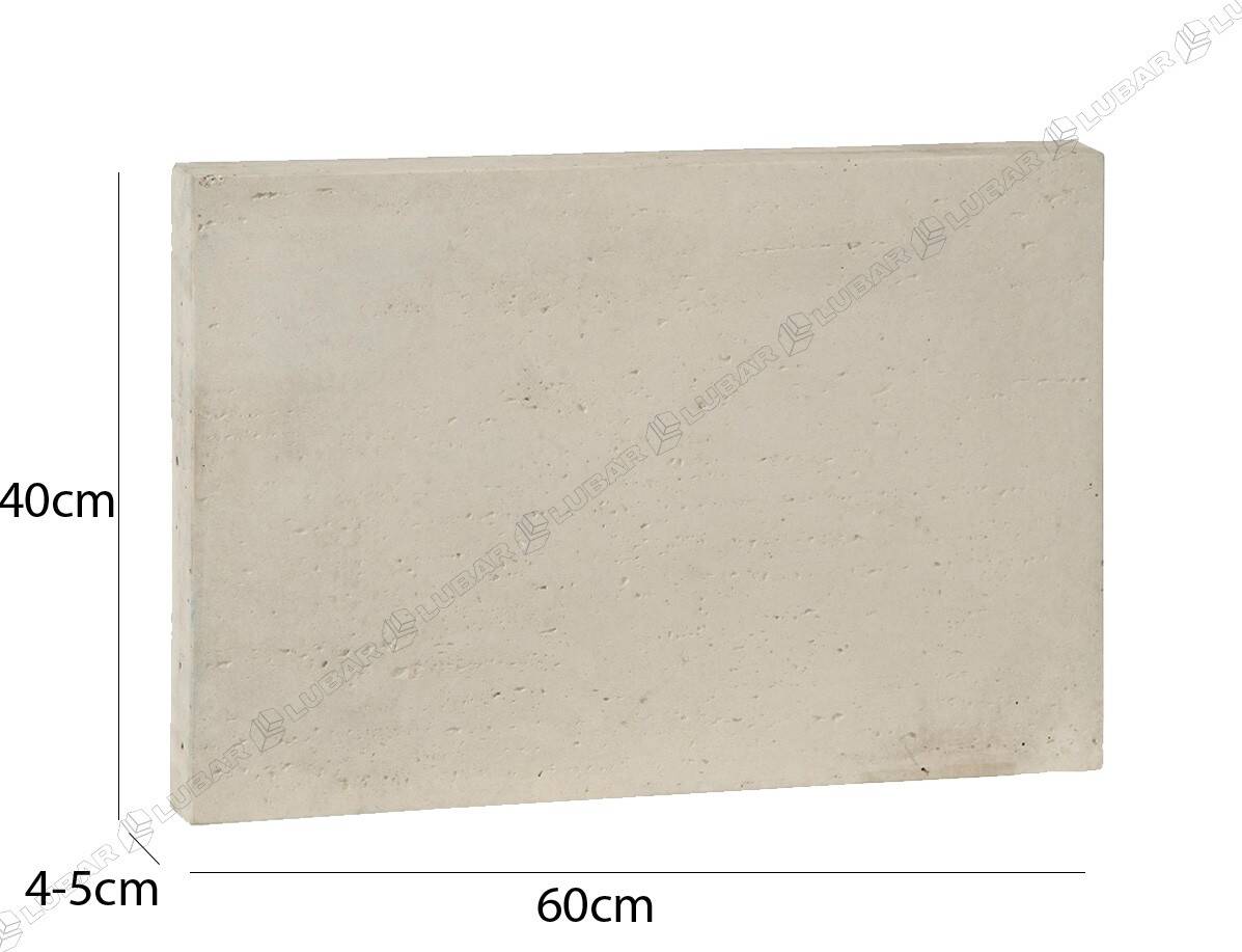 Płyta tarasowa  TRAWERTYN 60x40x4-5cm bianco