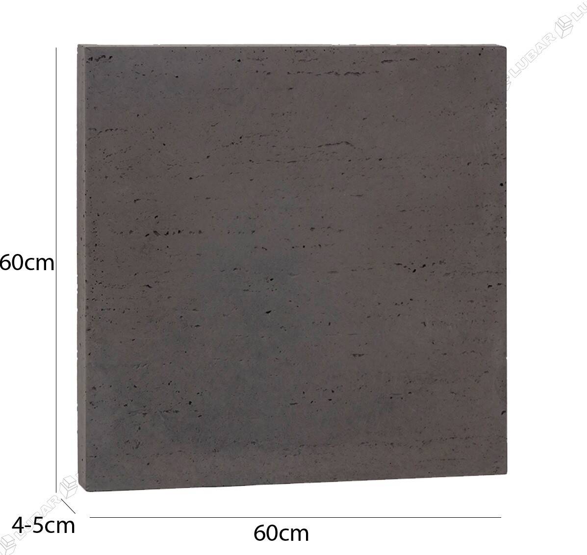 Płyta tarasowa TRAWERTYN 60x60x4-5cm grigio