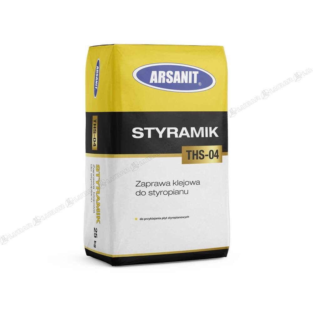 Zaprawa klejowa do styropianu ARSANIT STYRAMIK THS-04 25 kg
