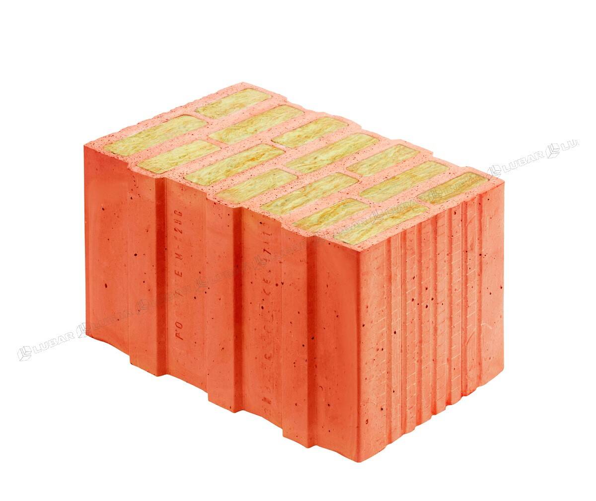 Pustak ceramiczny z wełną mineralną Porotherm 44 T Dryfix