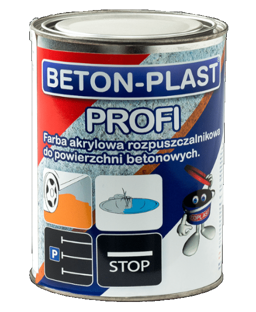 BETON-PLAST PROFI farba rozpuszczalnikowa do powierzchni betonowych kolor brązowy 1,2 kg