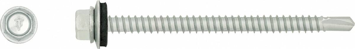 Wkręt FARMER do podłoży stalowych 4,8x25 mm RAL 7024 (grafit) 250szt./op. WF-48025-7024/OC-48025T7024