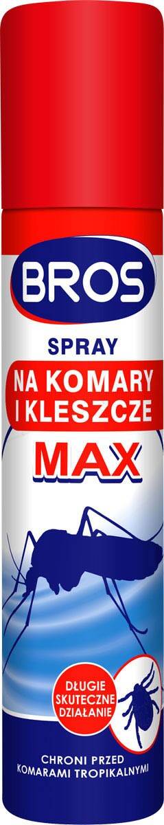 Spray na komary i kleszcze MAX 90 ml BROS (Zdjęcie 1)