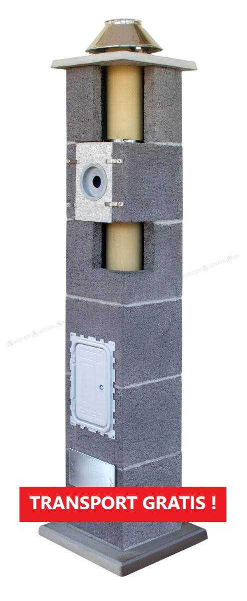 Komin systemowy LEIER TURBO S fi 10 cm
