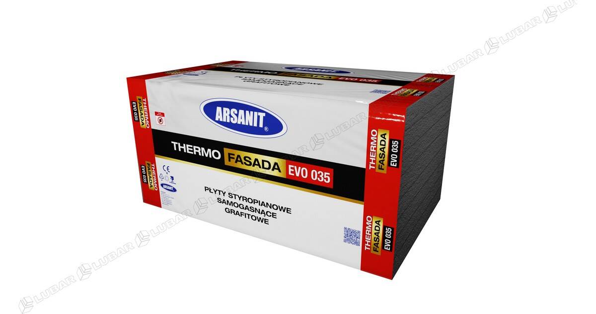 Styropian THERMO FASADA EVO 035 grafitowy 2 cm