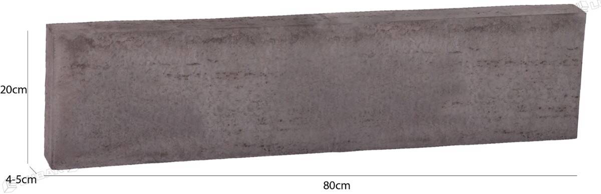 Płyta tarasowa TRAWERTYN 80x20x4-5cm grigio