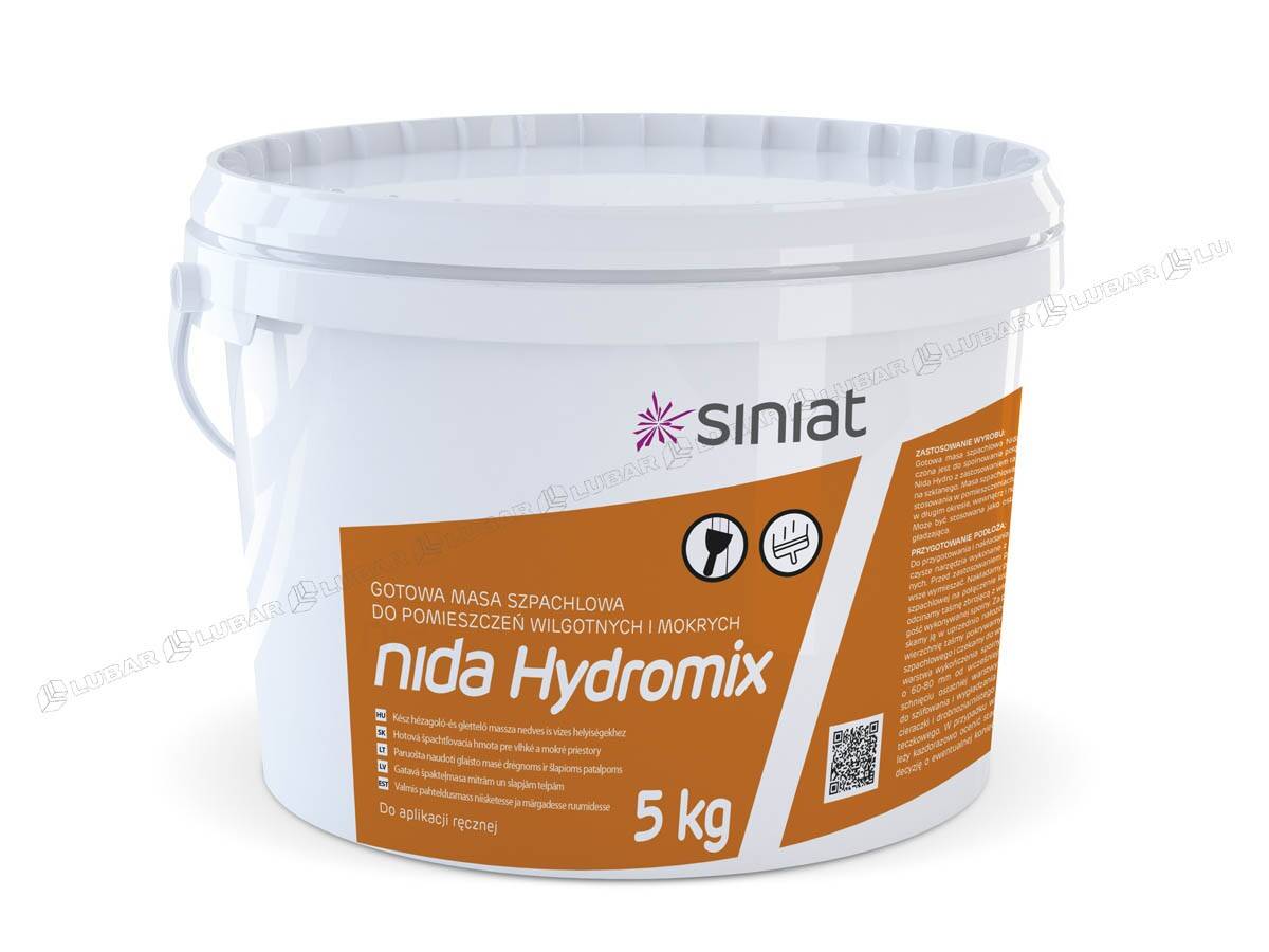 Nida Hydromix gotowa masa szpachlowa 5 kg