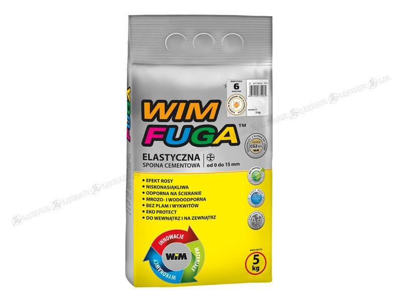 Fuga cementowa WIM 5kg kol. 1/32 Beż