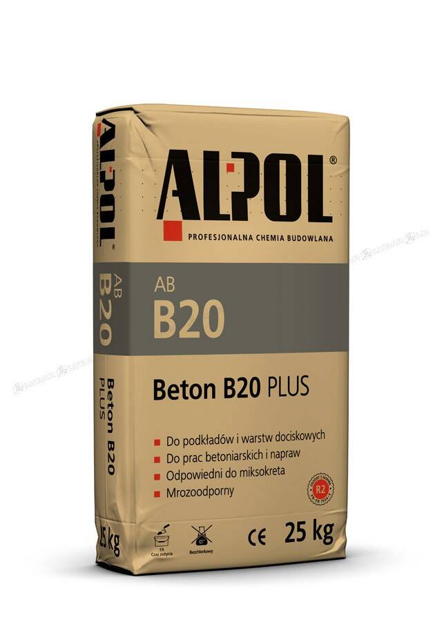 Beton B20 Plus 25 kg ALPOL