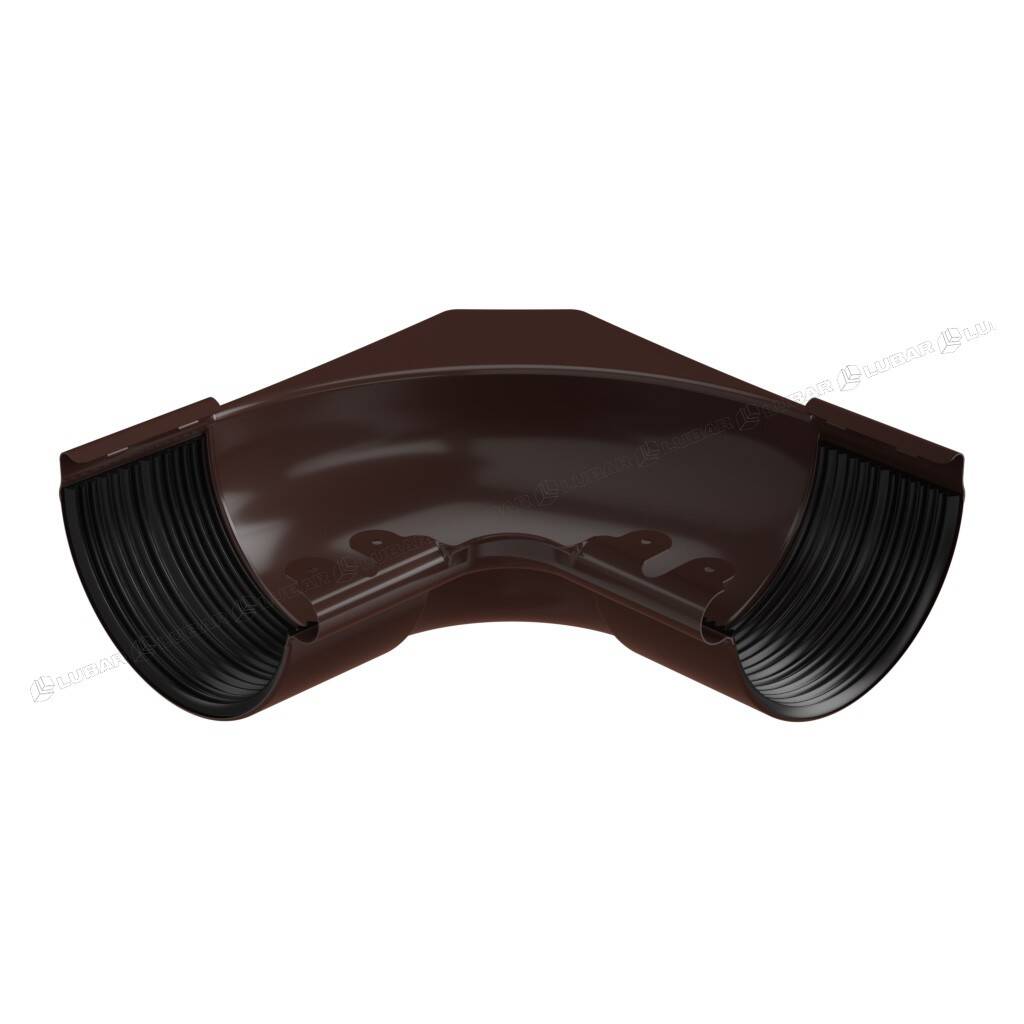 Łuk 90° wewnętrzny uszczelkowy GALECO STAL 135 czekoladowy brąz