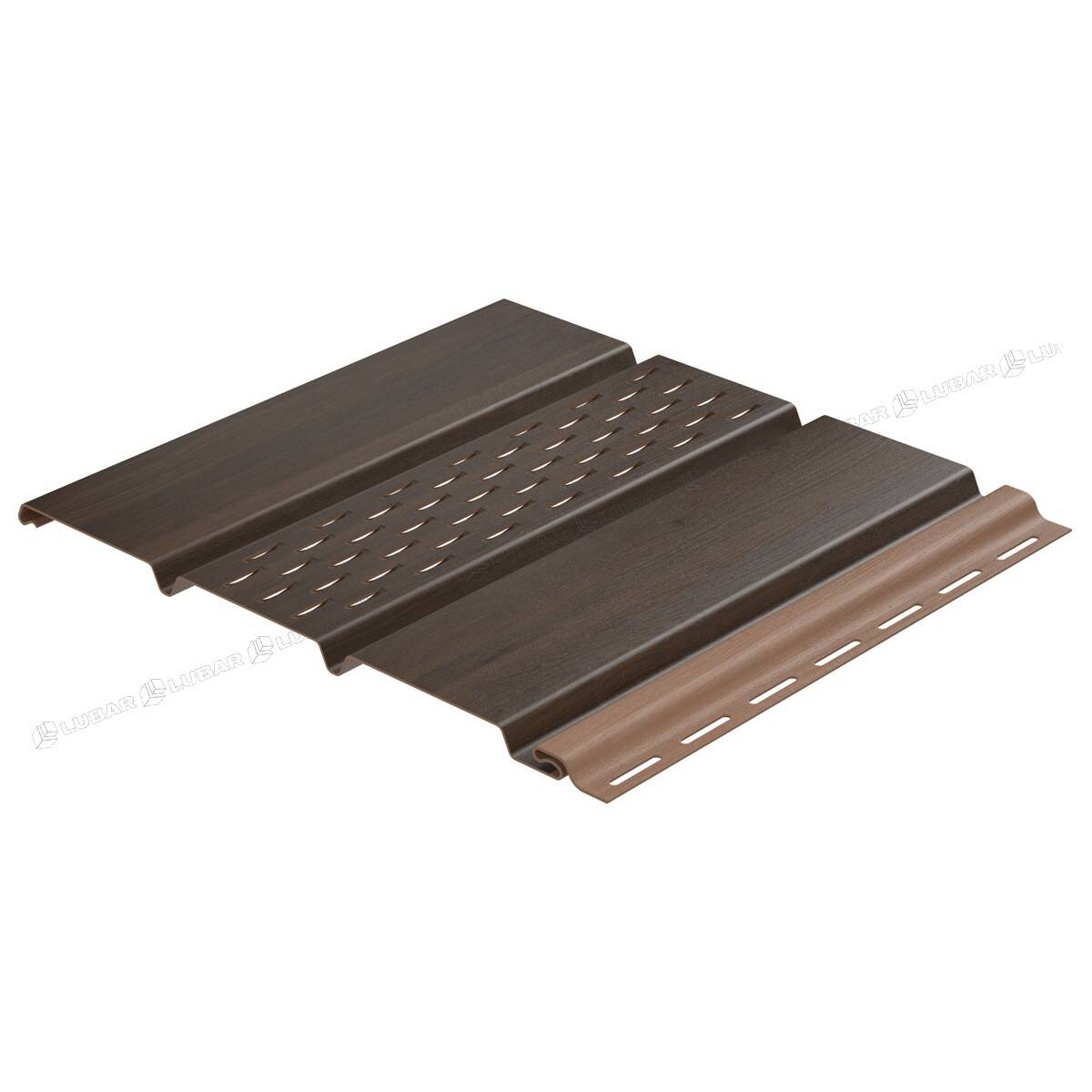 Podsufitka perforowana PVC 4 m orzech 1,18m2 NOVA GALECO
