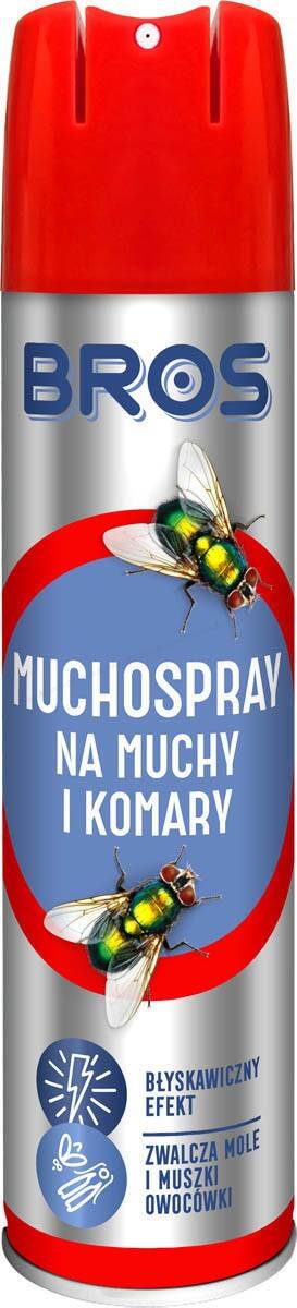 Muchospray na muchy i komary 400 ml cytrynowy BROS