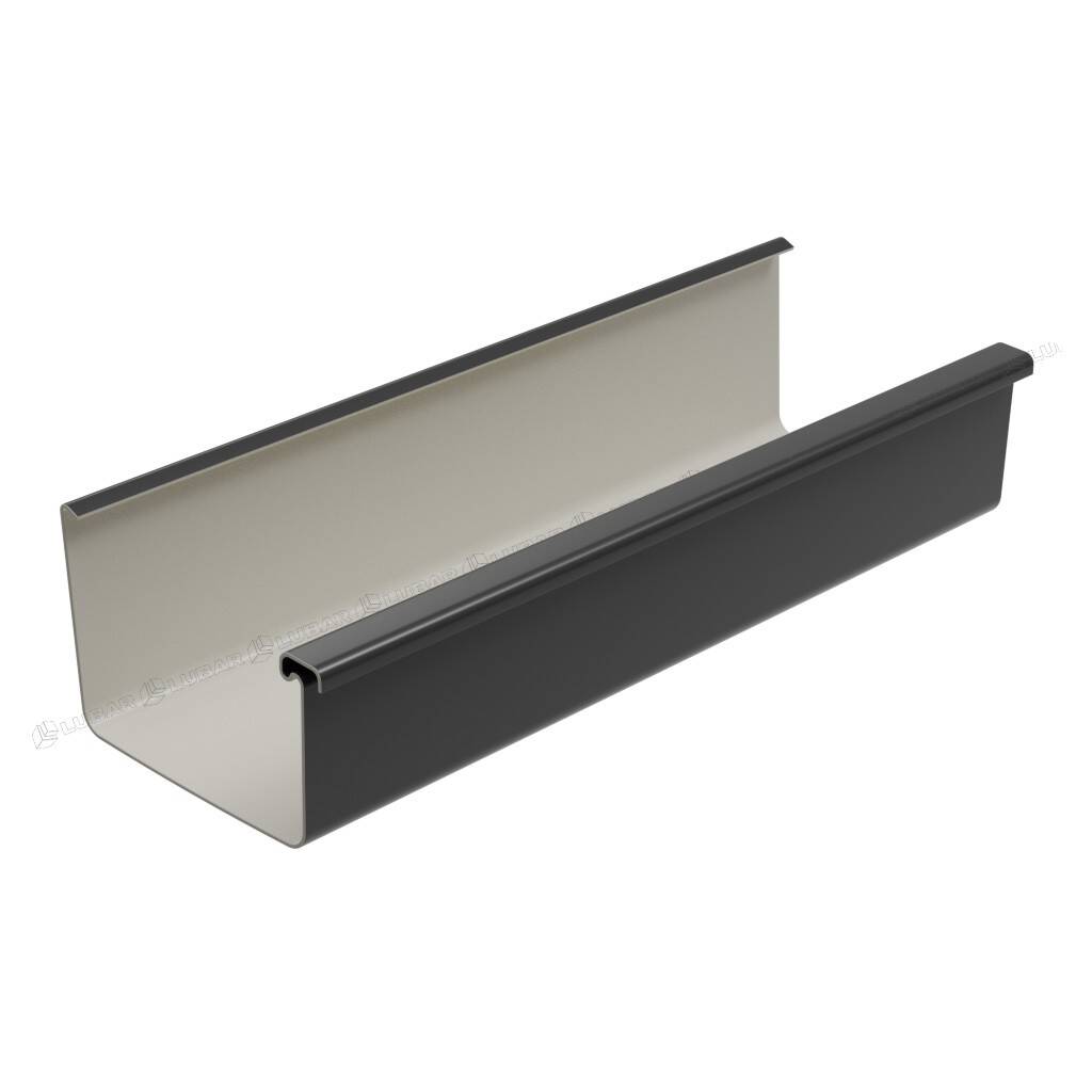 GALECO Rynna kwadratowa PVC2 135 4 mb czarny