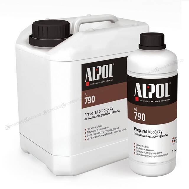 Preparat biobójczy do zwalczania grzybów i glonów AI 790 5 kg ALPOL