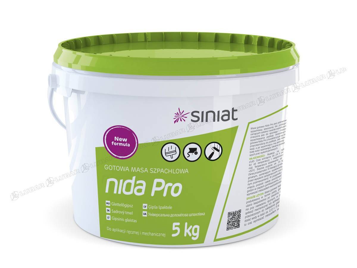 Nida Pro gotowa masa szpachlowa 5 kg