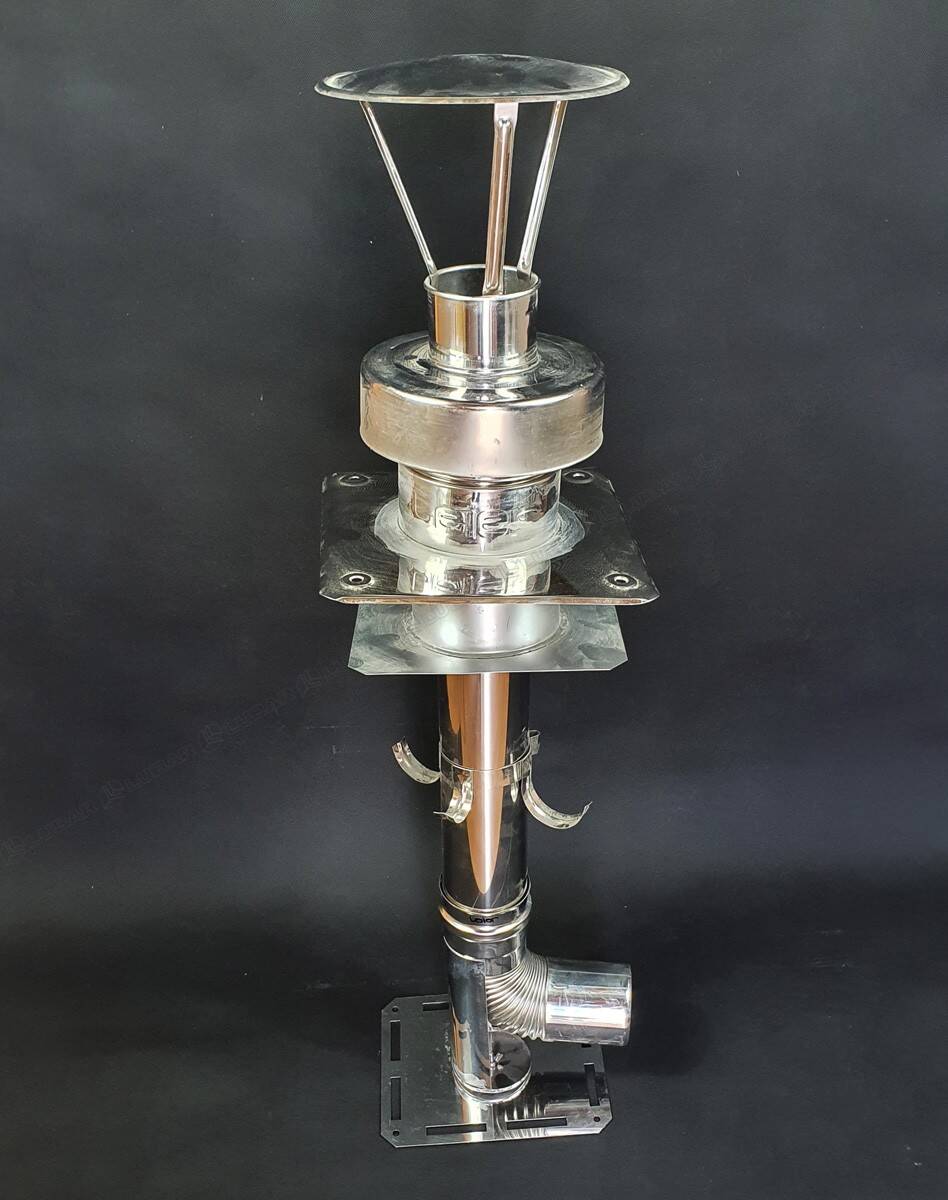 Komin systemowy LEIER STAL fi 8 cm 7,0 m